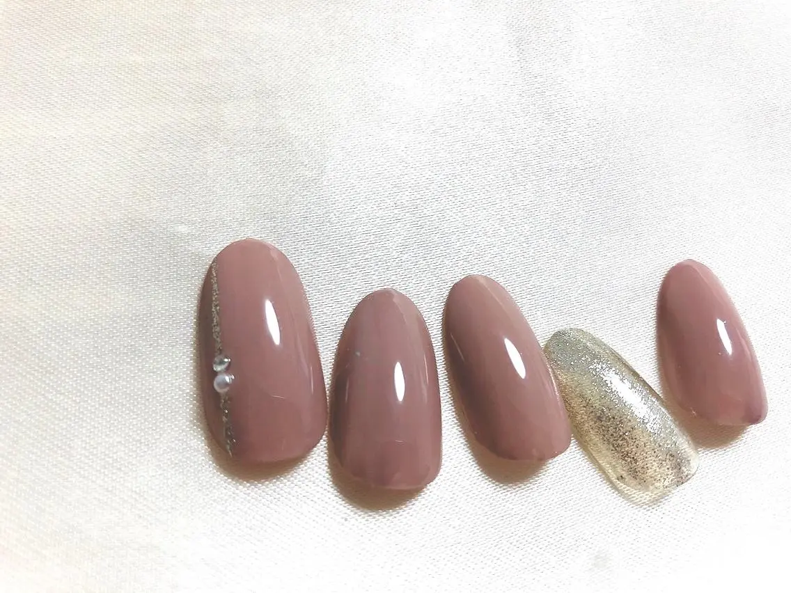 ネイル シンプルネイル ハンドネイル kiki nail &brow二子玉川のネイルデザイン