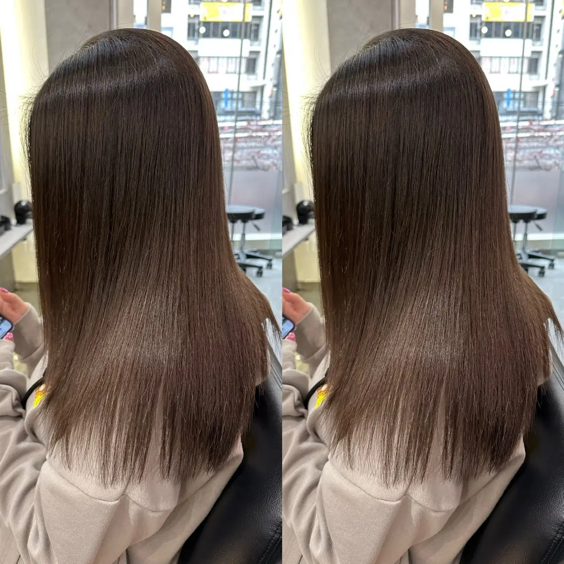 ロング 髪質改善🩵縮毛矯正 代々木/木下のヘアスタイル