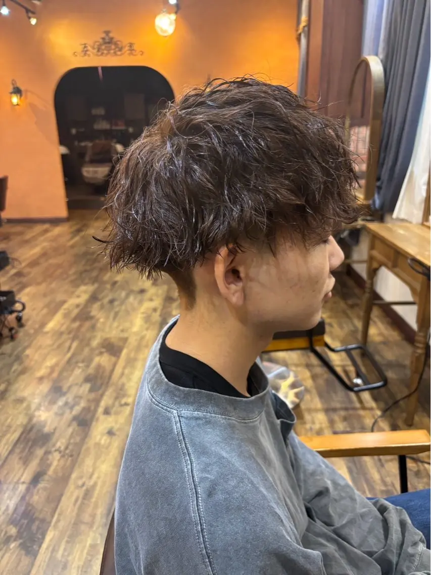 ロング メンズ 菅野 涼 ARTS litaのヘアスタイル