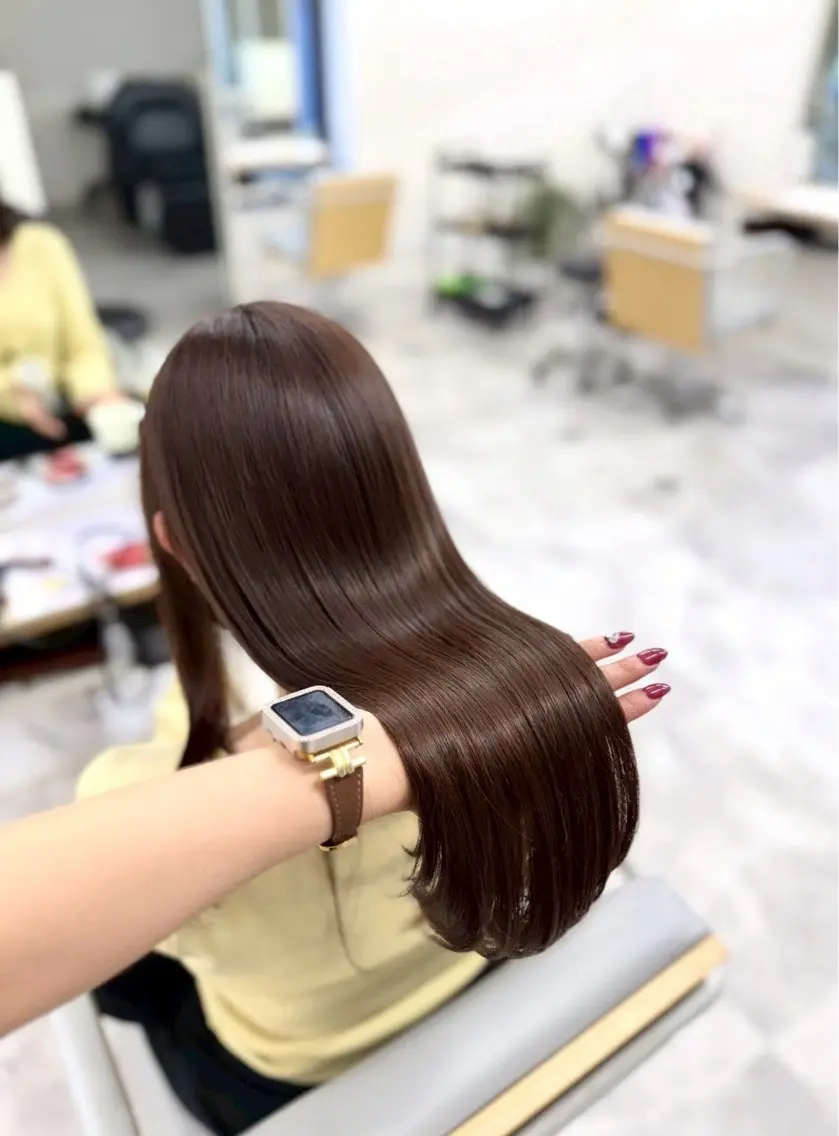 セミロング カラー ヘアカラー トリートメント 髪質改善Acero. shoyaのヘアスタイル