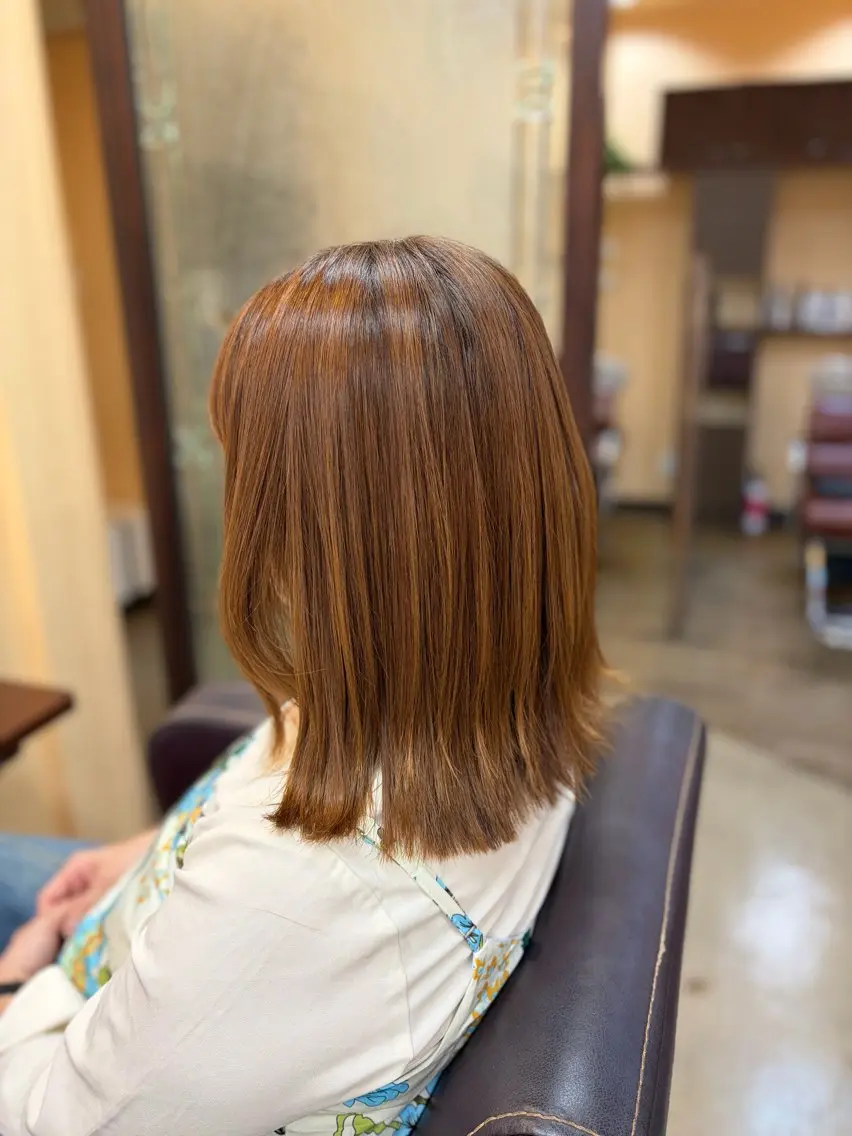 ミディアム elve水戸 加藤媛佳のヘアスタイル
