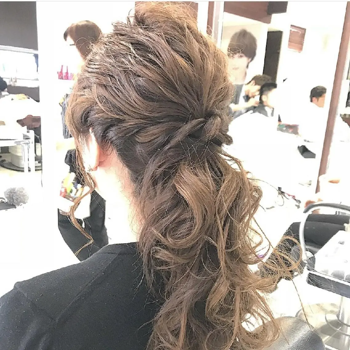 ヘアアレンジ 🇰🇷韓国風艶髪✨ 髪質改善 倉岡しおんのヘアスタイル