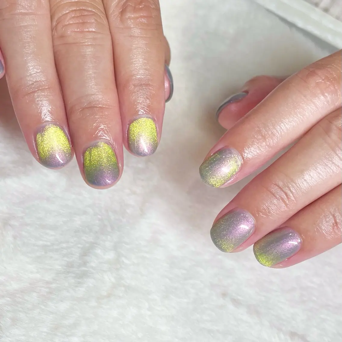 ネイル マグネットネイル マグネットワンカラー ワンカラーネイル Nail Salon Y.のネイルデザイン