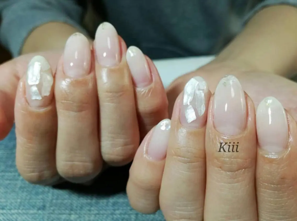 ネイル ブライダルネイル ハンドネイル フットネイル kiii.__ ✴︎*のネイルデザイン