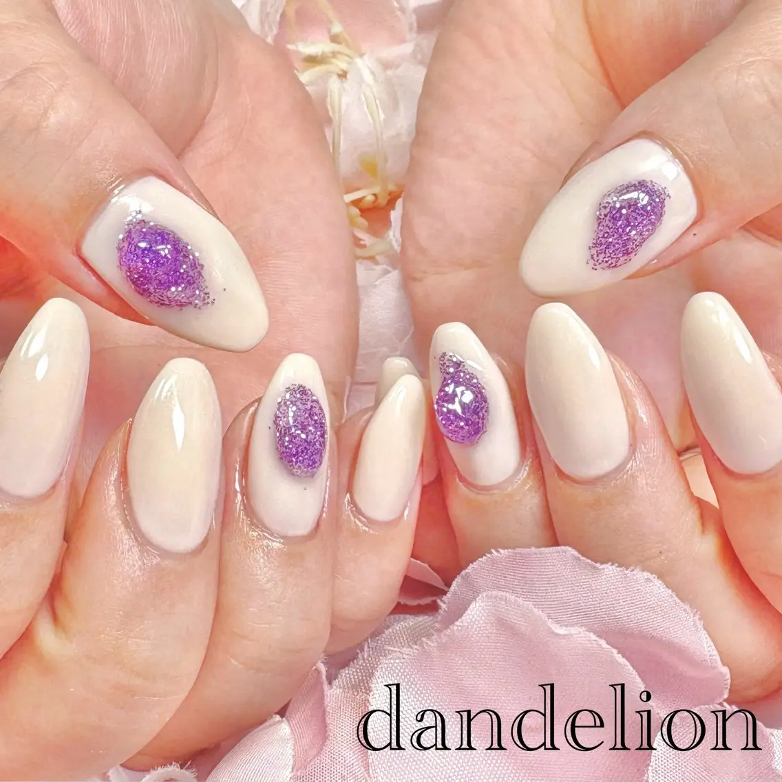 ネイル ハンドネイル ハンドケア dandelion ダンデライオンのネイルデザイン