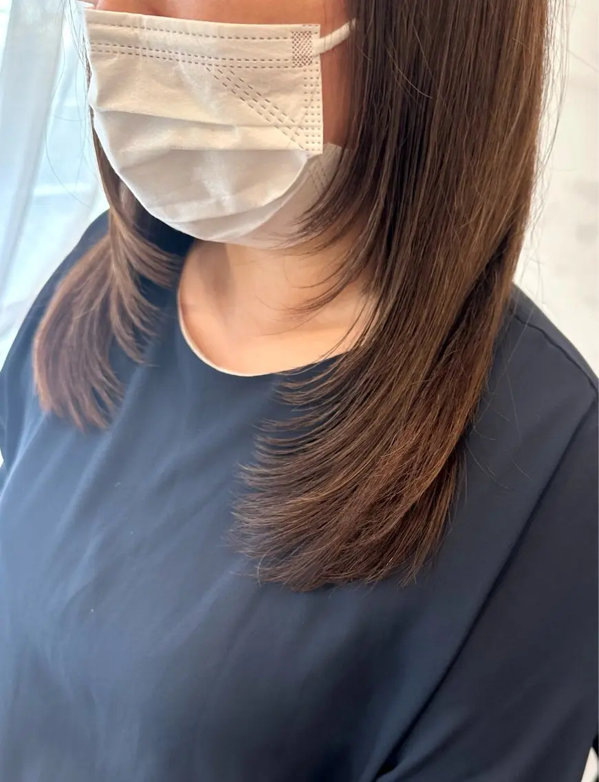 ミディアム レイヤーカット カット SHIAN橋本 🌷うい🌷のヘアスタイル