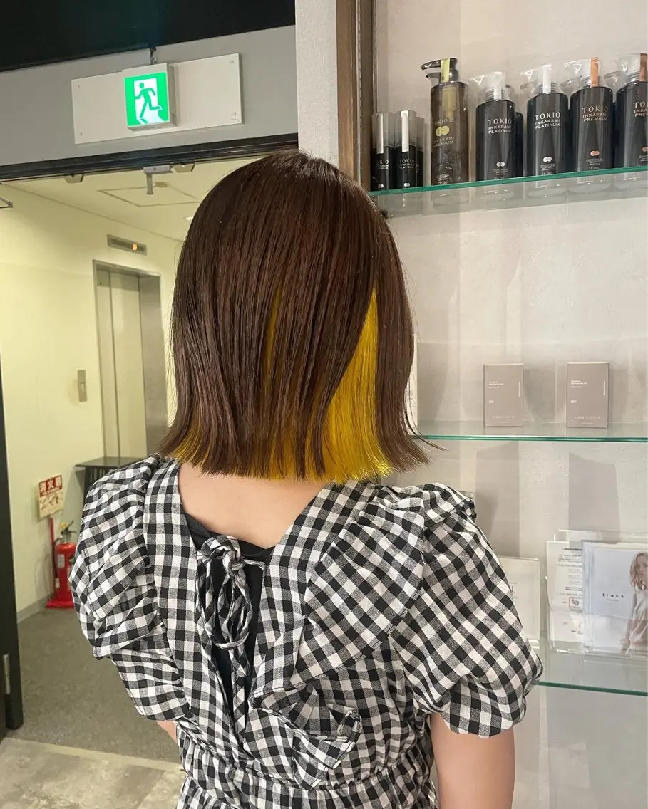 ショート ヘアカラー KANA🌷 髪質改善のヘアスタイル