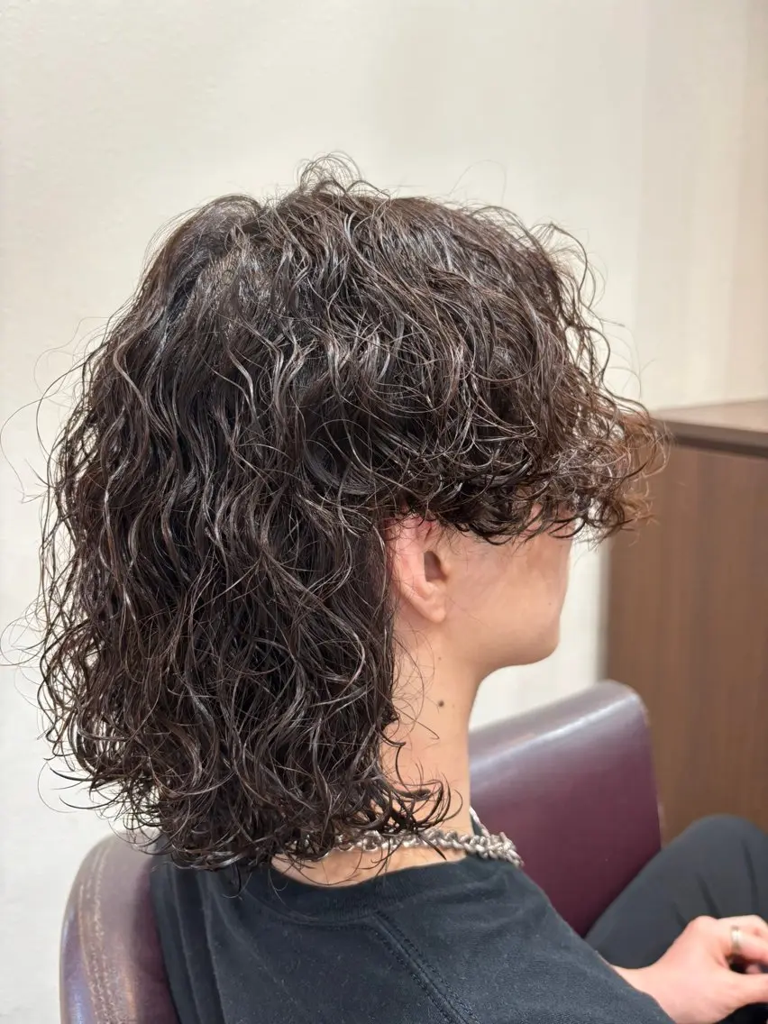 パーマ メンズ メンズパーマ 松崎 崇のヘアスタイル
