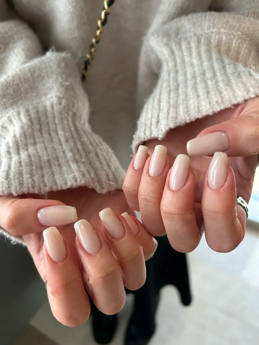 ワンカラーハンドネイル💅の写真