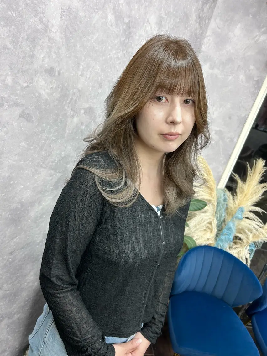 ロング カット ヘアカラー トリートメント AN'TIA小作代表 ⭐︎kazuma⭐︎のヘアスタイル