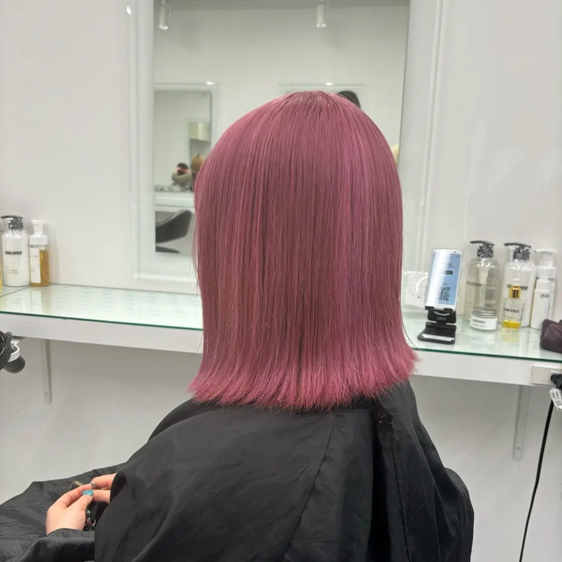 ロング カラー ヘアカラー トリートメント ヘアセット ウルフカットマスター みつきのヘアスタイル