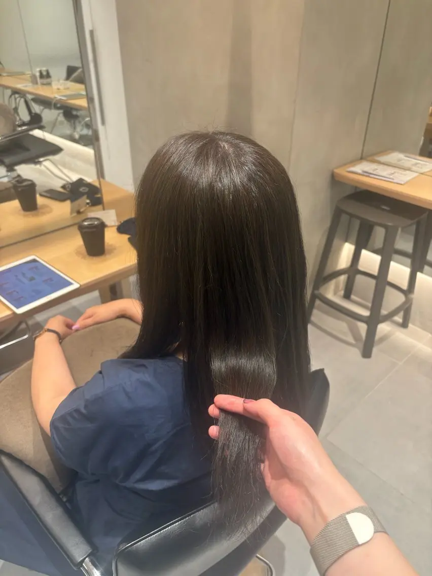 ロング トリートメント ヘアカラー トリートメント 🌻花音🌻メンズ /艶カラー/Wカラーのヘアスタイル