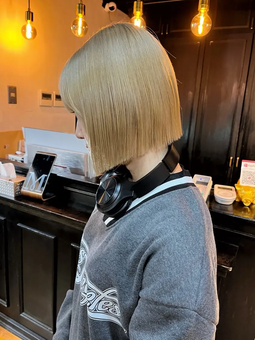 ショート カラー カット✂️ 千夏のヘアスタイル
