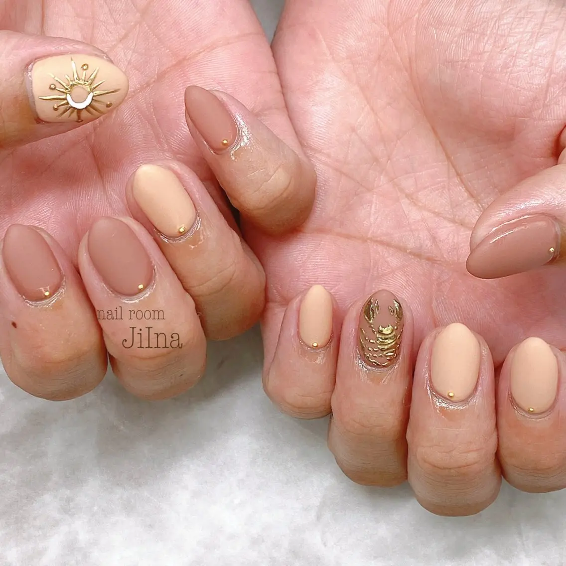 ネイル 持ち込み JiIna nailのネイルデザイン