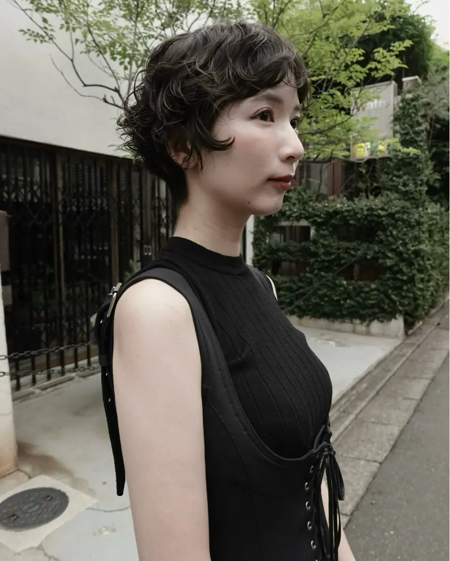ミディアム 川田大輝 ナチュラルモードのヘアスタイル