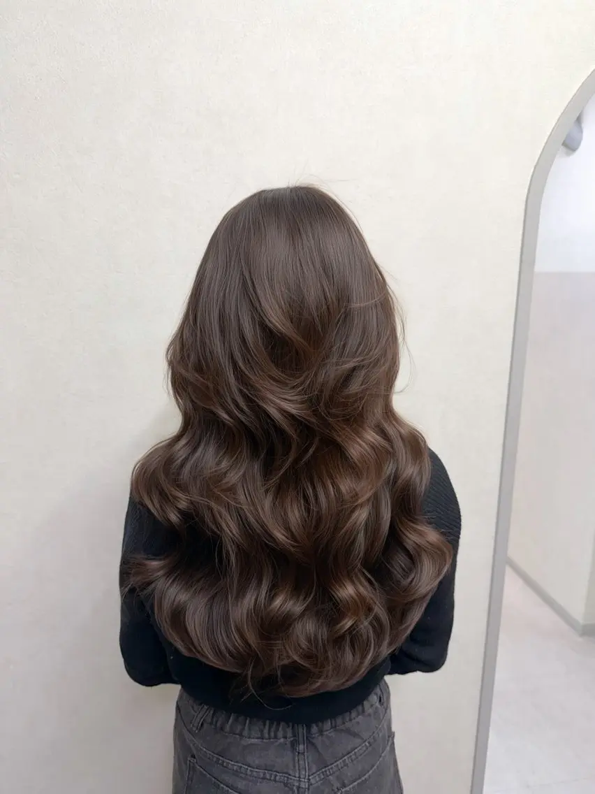 ロング パーマ カット パーマ 高橋 竜也のヘアスタイル