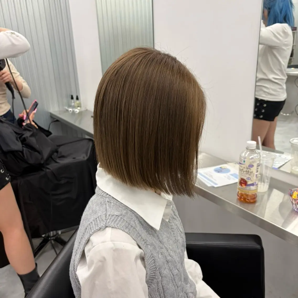 カラー 透明感カラ‎ꕀ꙳ 𝐤𝐢𝐤𝐤𝐚のヘアスタイル