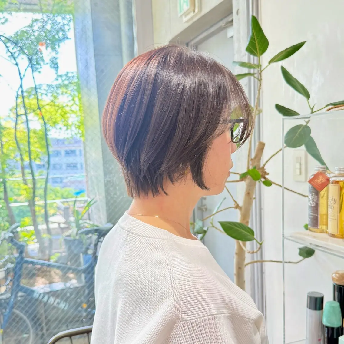ショート カラー 🌷ショートレイヤー ヘッドスパ🌷鈴木のヘアスタイル