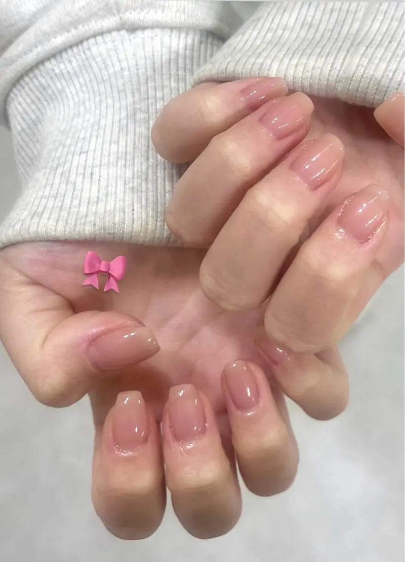 オフあり⭕️ジェルワンカラー🩵の写真