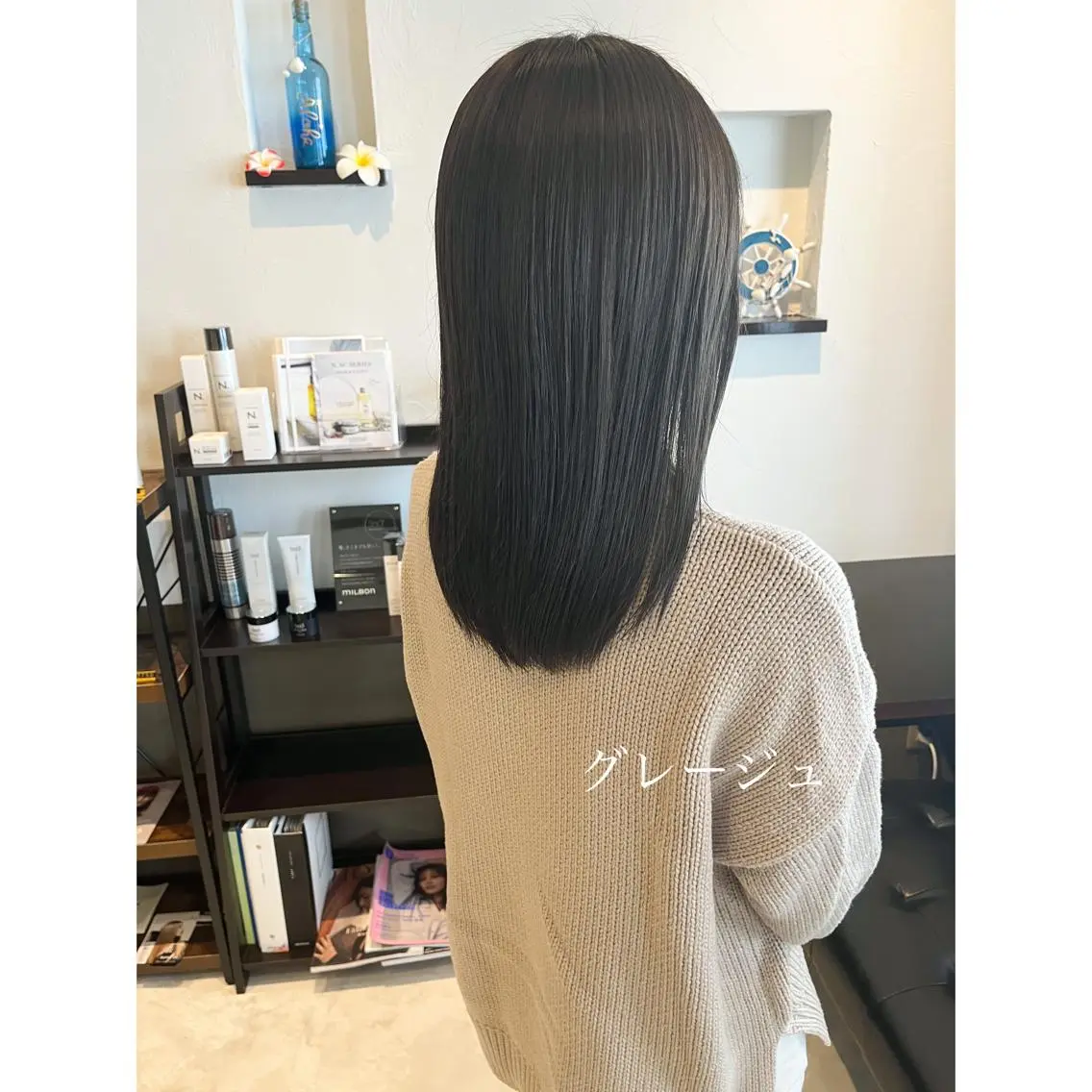 ミディアム カラー 坂井田 浩樹のヘアスタイル