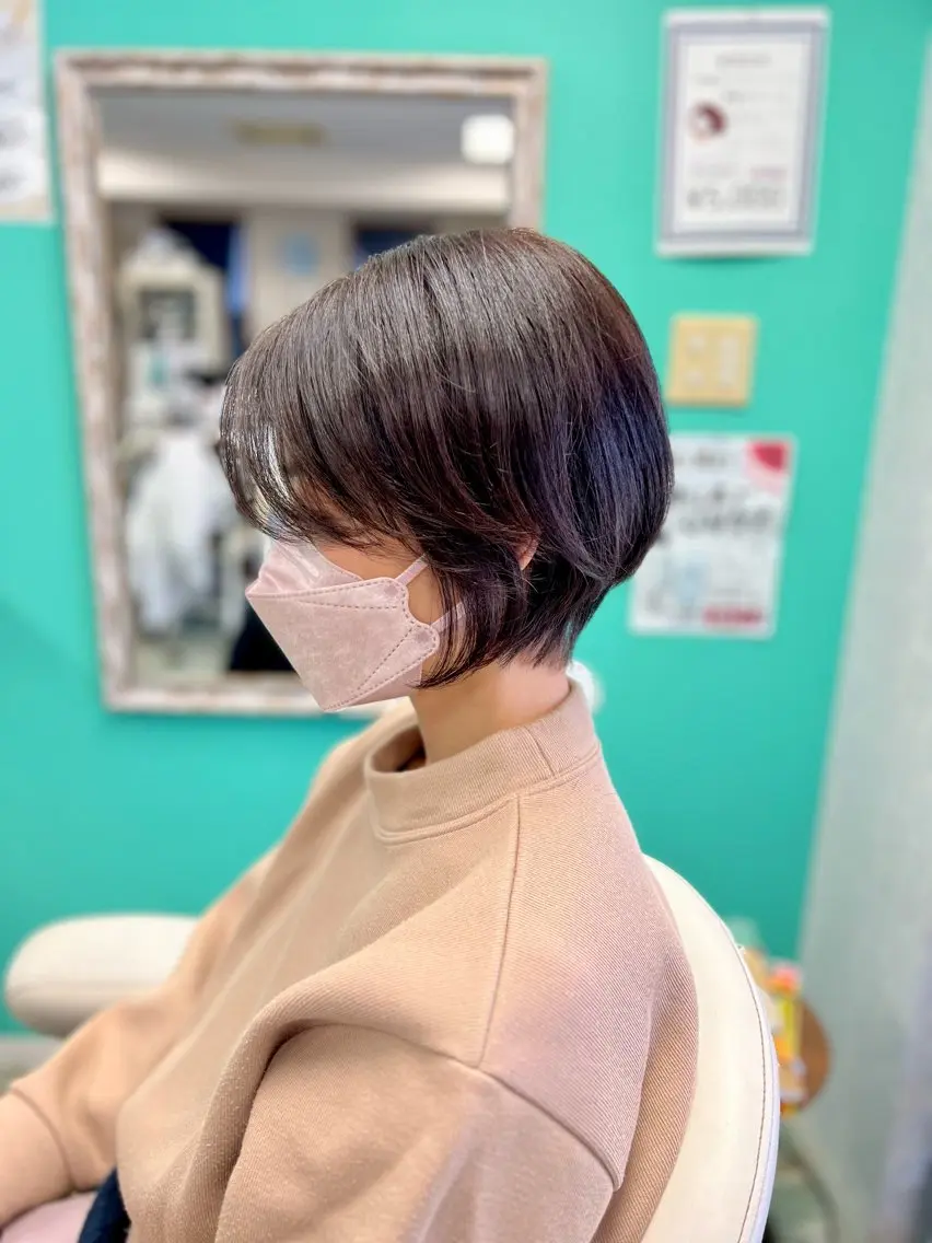 ショート 丸みショート ショートヘア カット 鈴木 令子のヘアスタイル