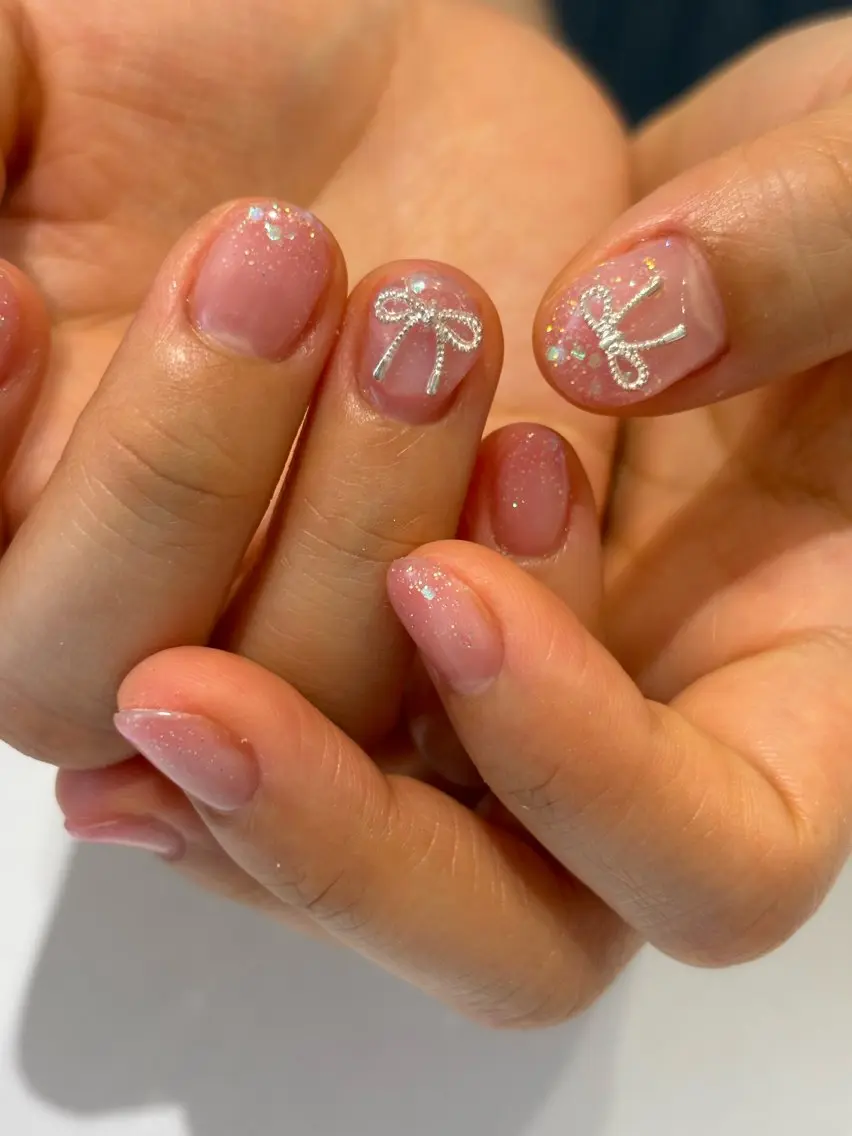 ネイル リボン Ann nailのネイルデザイン