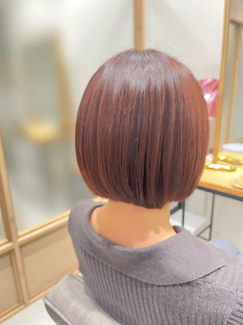 ショート カラー 小顔カット/艶髪⭐️ 橋口円香のヘアスタイル