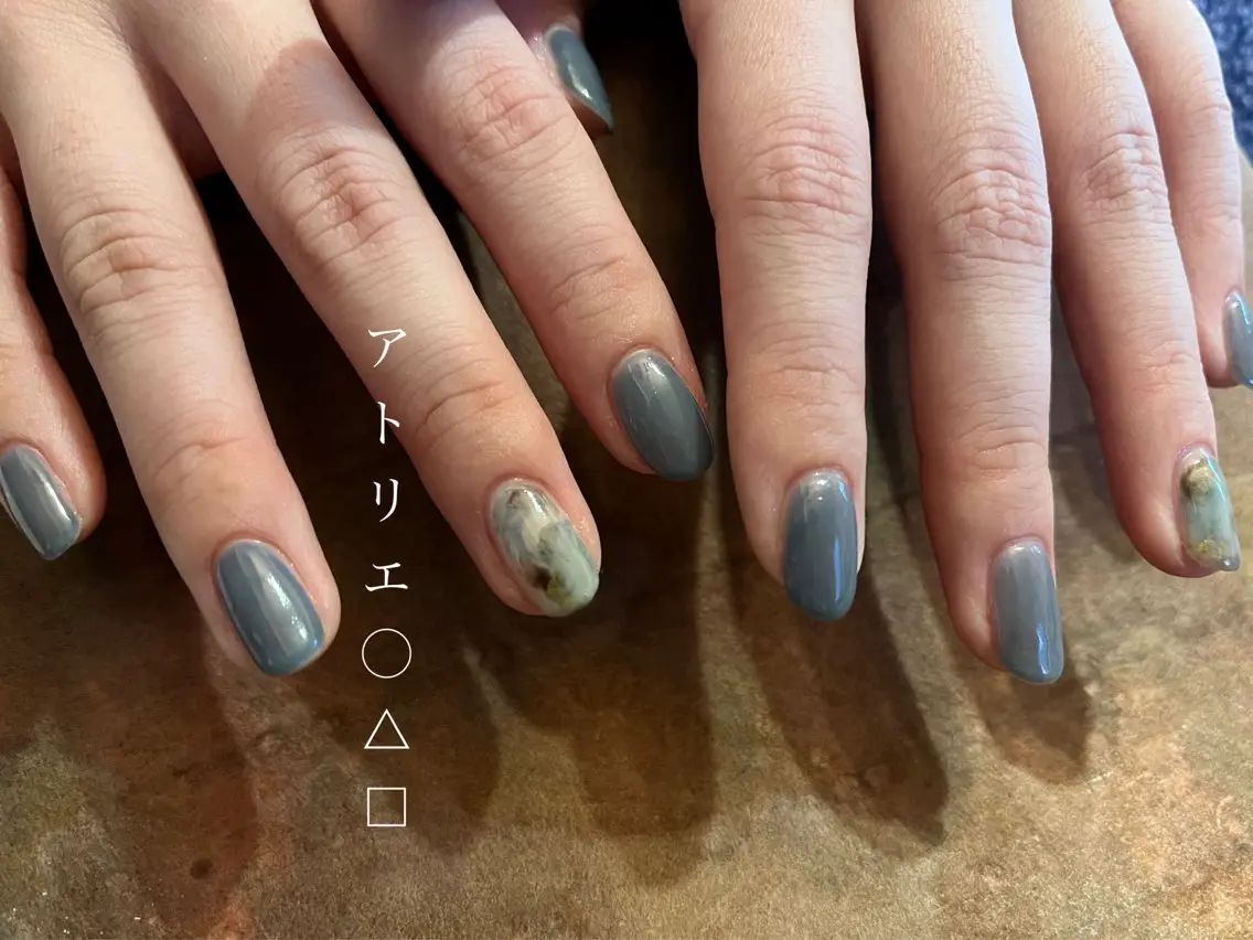 ネイル ハンドネイル アトリエ ○△□のネイルデザイン
