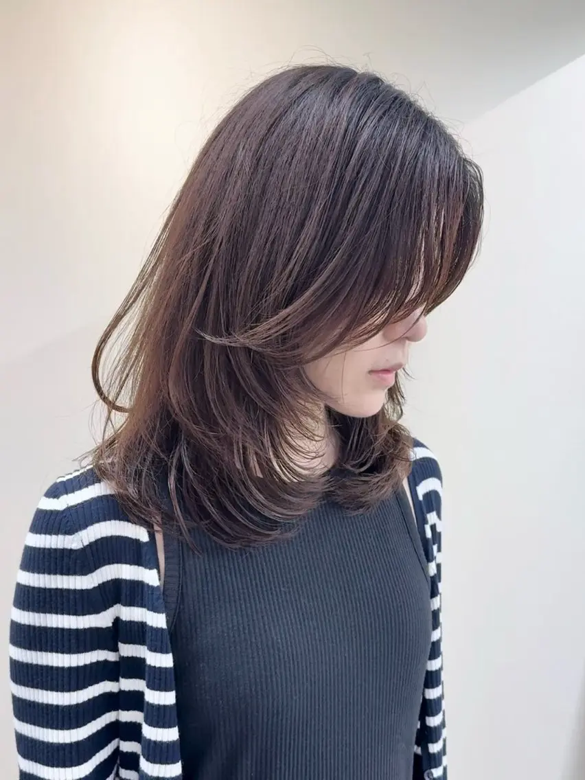 【5月限定】カット+髪質改善カラー🍀の写真