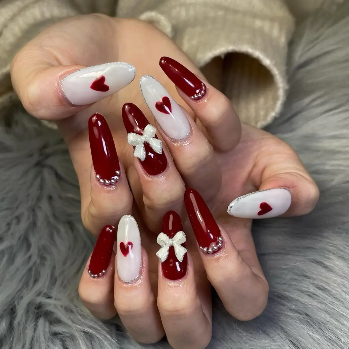 ネイル 長さ出し ラメ(グリッター) RICO Nail パーツつけ放題🌈のネイルデザイン