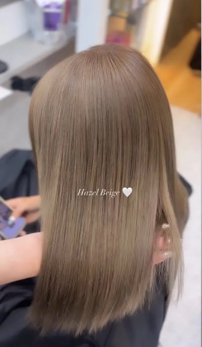 カラー ヘアカラー 韓国レイヤー艶カラー ブリーチ otohaのヘアスタイル