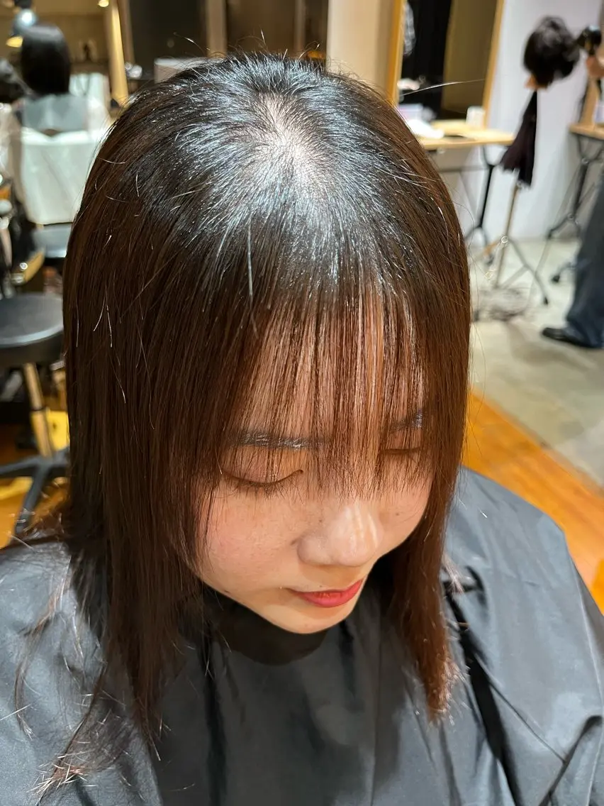 縮毛矯正 canvas. 歩奈のヘアスタイル