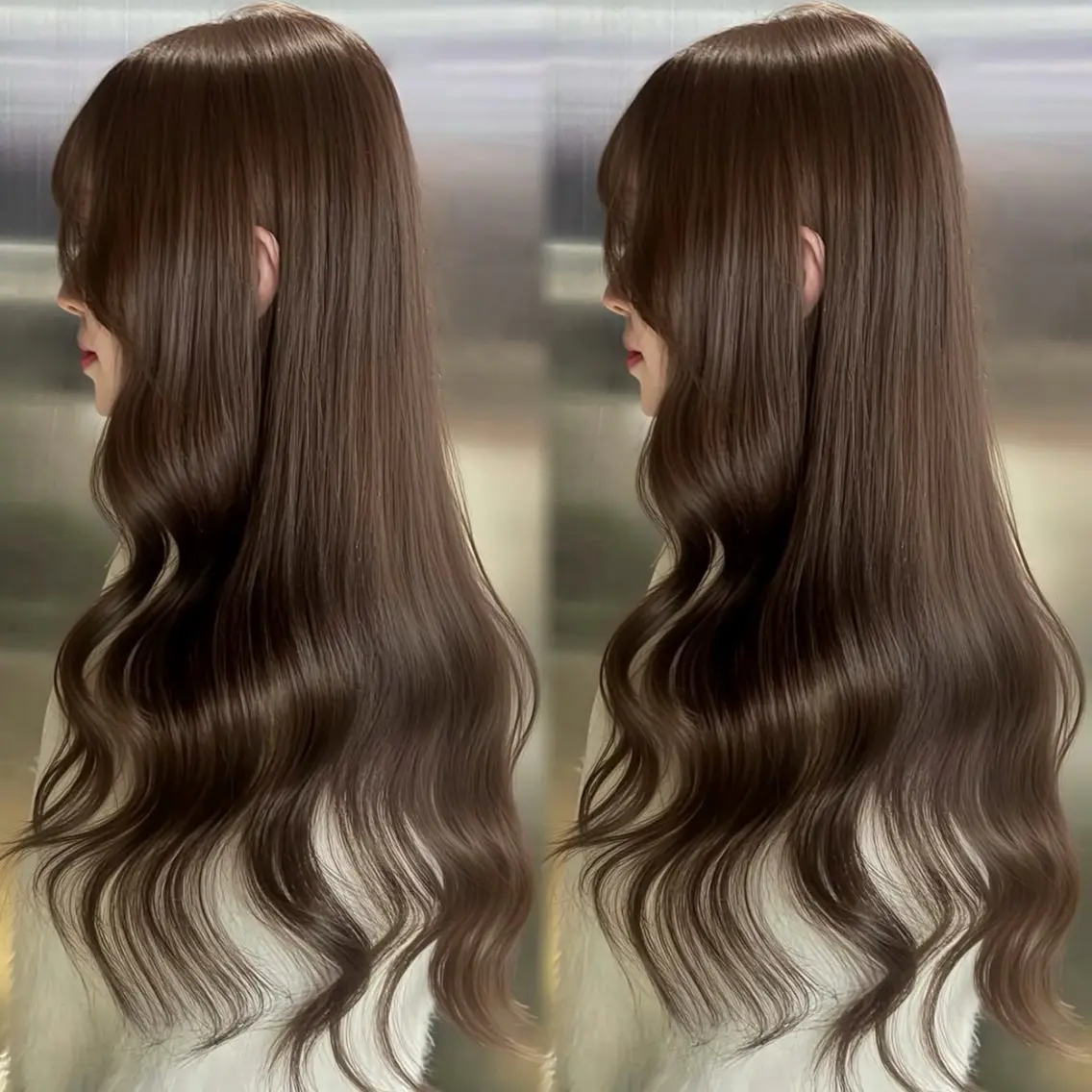 カラー ベージュカラー ヘアカラー PELEmana🎀 ワンホンヘア🕯のヘアスタイル