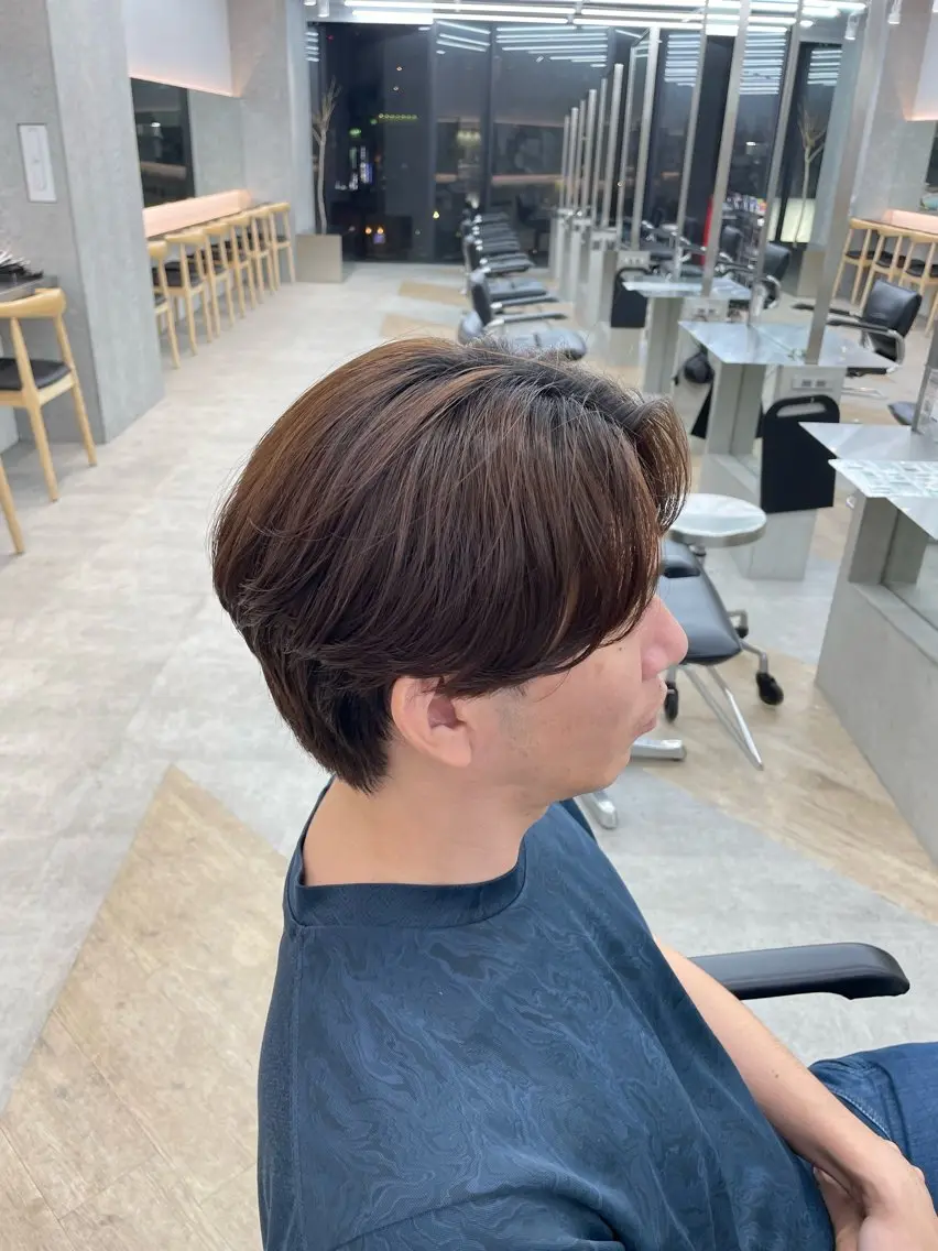 ショート メンズ SENTA✨メンズ パーマ✨fifth栄のヘアスタイル