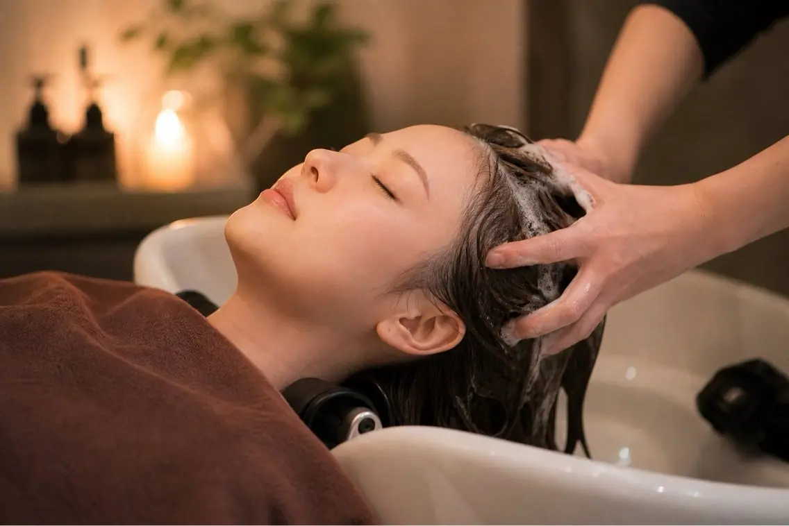 似合わせカット✂️日頃の疲れを癒そう😍ヘッドスパ🫧の写真
