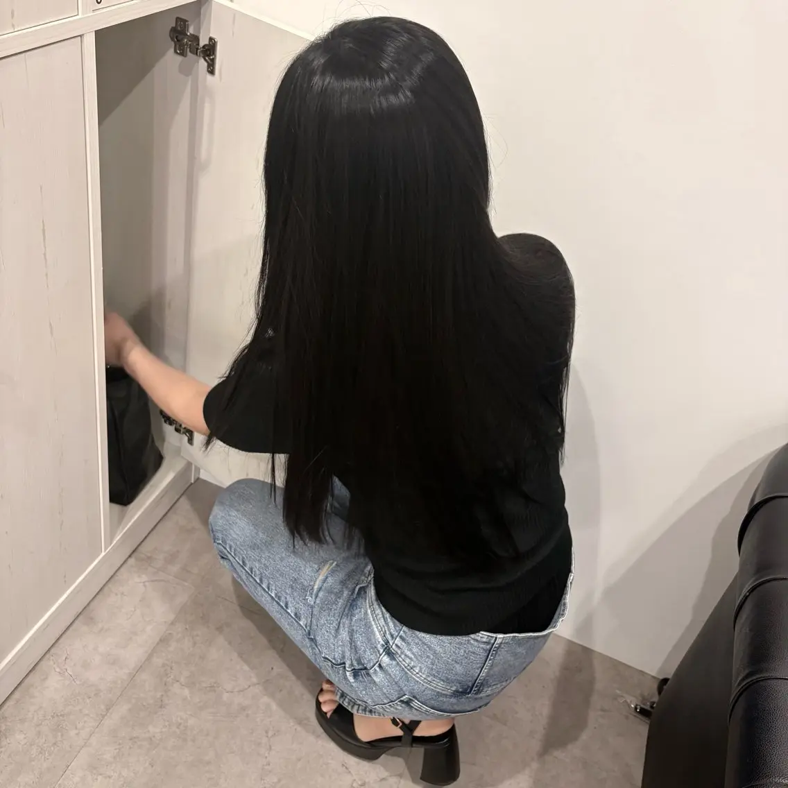 ロング カラー ヘアカラー 上田 理央のヘアスタイル
