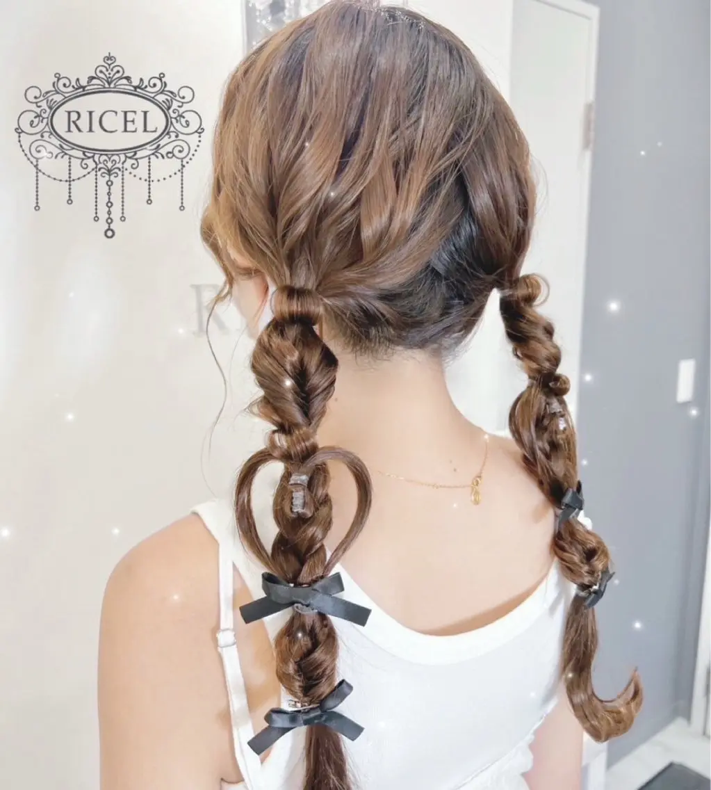 ロング ヘアアレンジ Eyelist Reonaのマツエク・マツパデザイン