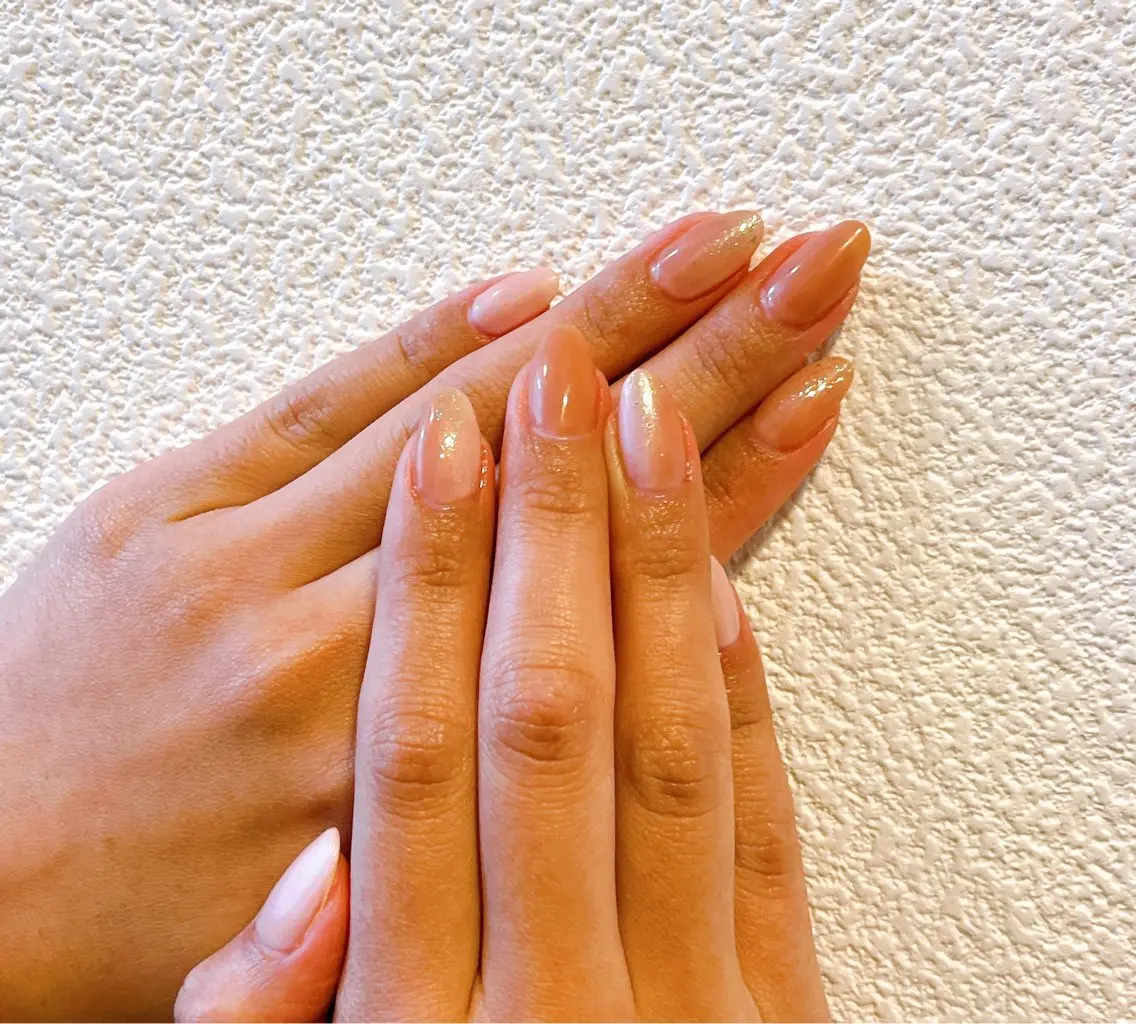ネイル オーロラネイル フットネイル フレンチネイル ジェルネイル 韓国ネイル mogunail &blowのネイルデザイン