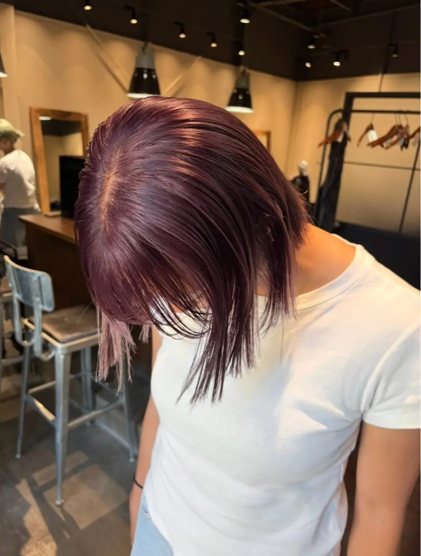 ショート ヘアカラー miyabi🌙ボブ No.1/艶カラーのヘアスタイル