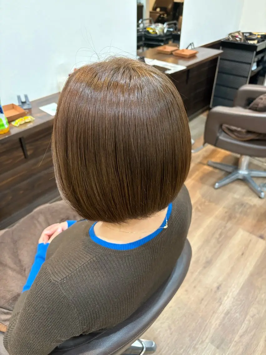 カラー ベージュカラー オリーブベージュ ヘアカラー 多田 彩那のヘアスタイル
