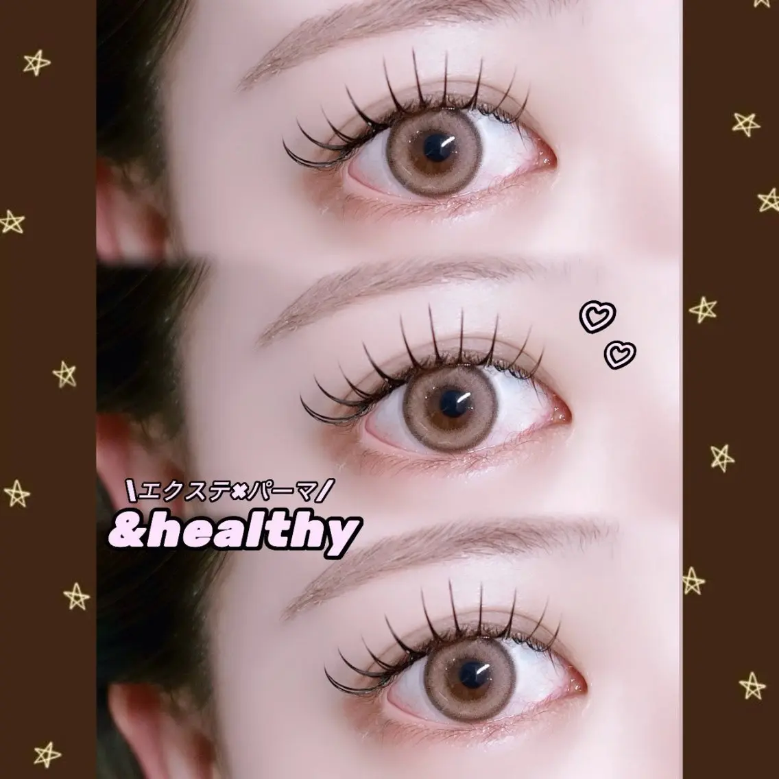 &Healthy(エクステ+パーマ)80本 🪼自然なカール感の写真