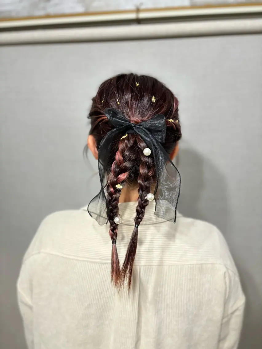 ヘアアレンジ ヘアセット hair salon【クラン】のヘアスタイル