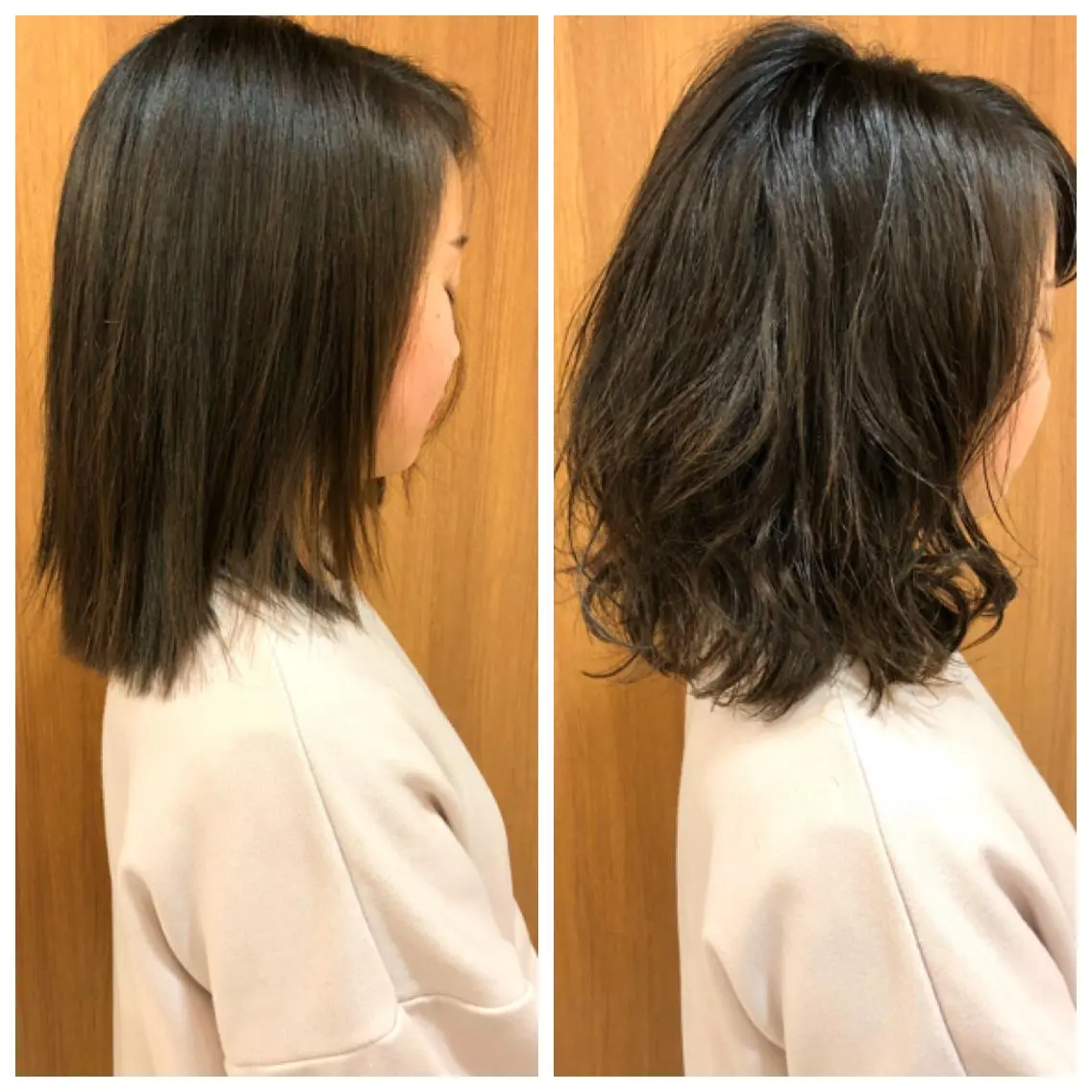 ミディアム パーマ ミディアムパーマ ディレクター ノナカのヘアスタイル