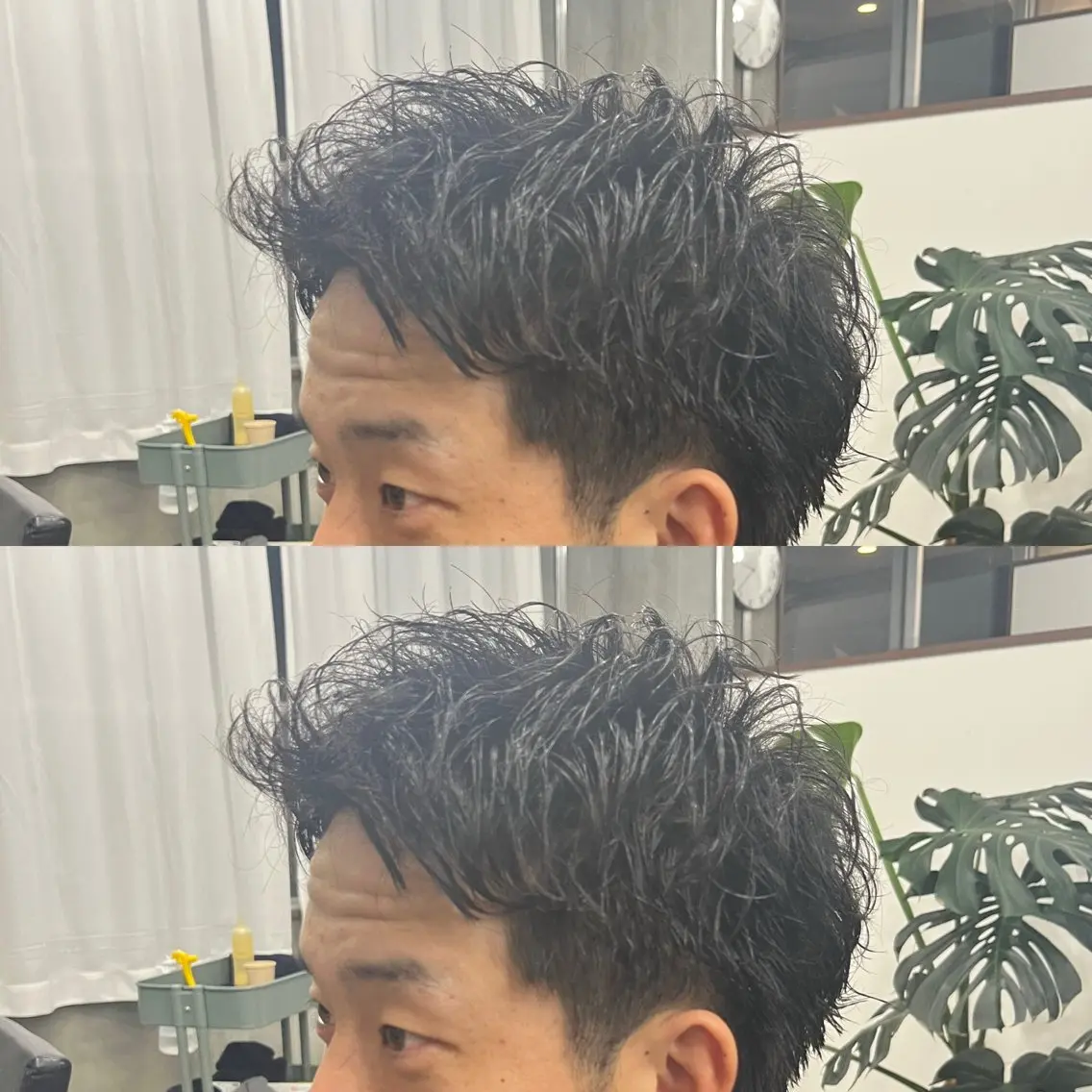 メンズスパイキーショートカット+シャンプーの写真