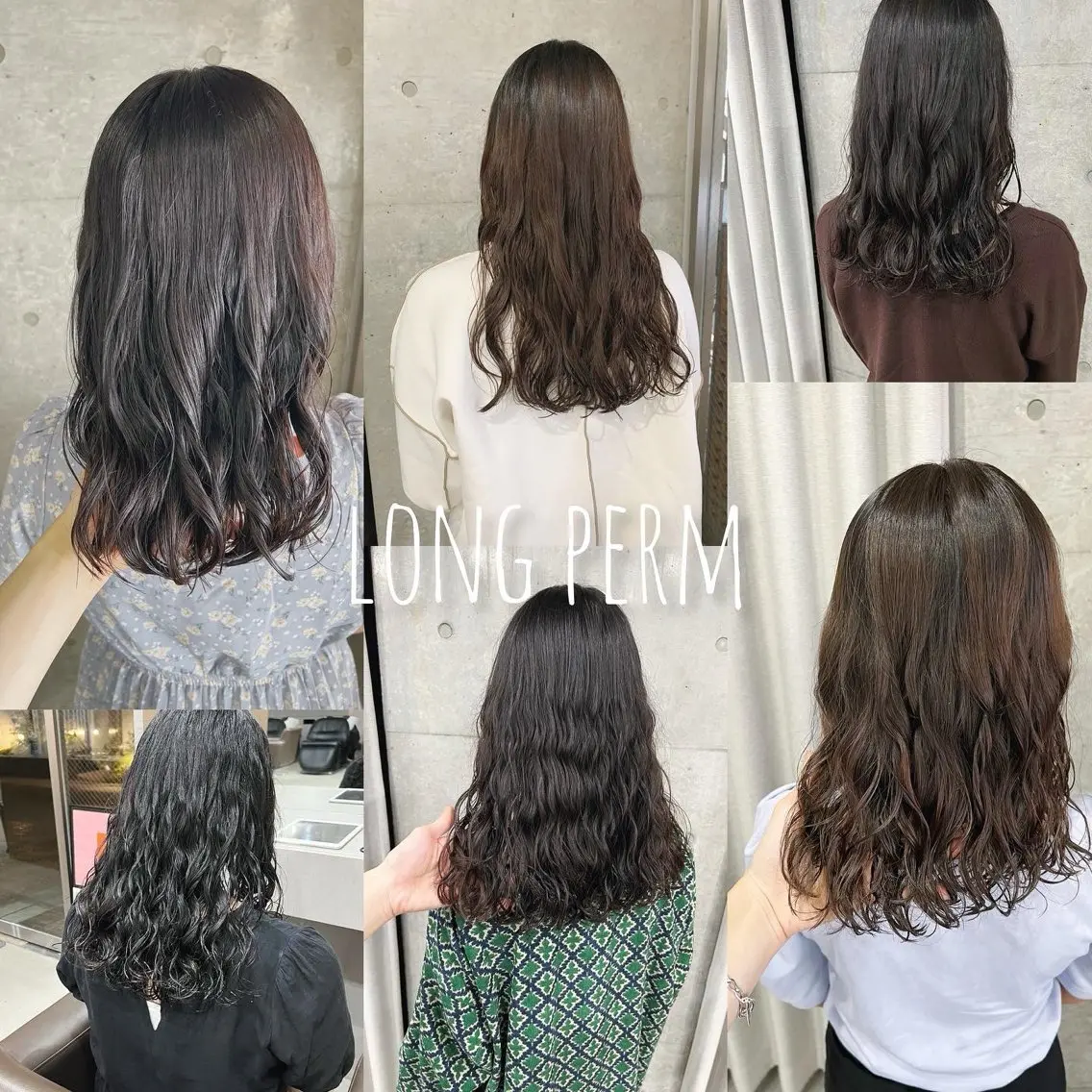 ロング パーマ カット パーマ トリートメント ボブパーマコテ巻き風 パーマNo1深江秀平のヘアスタイル