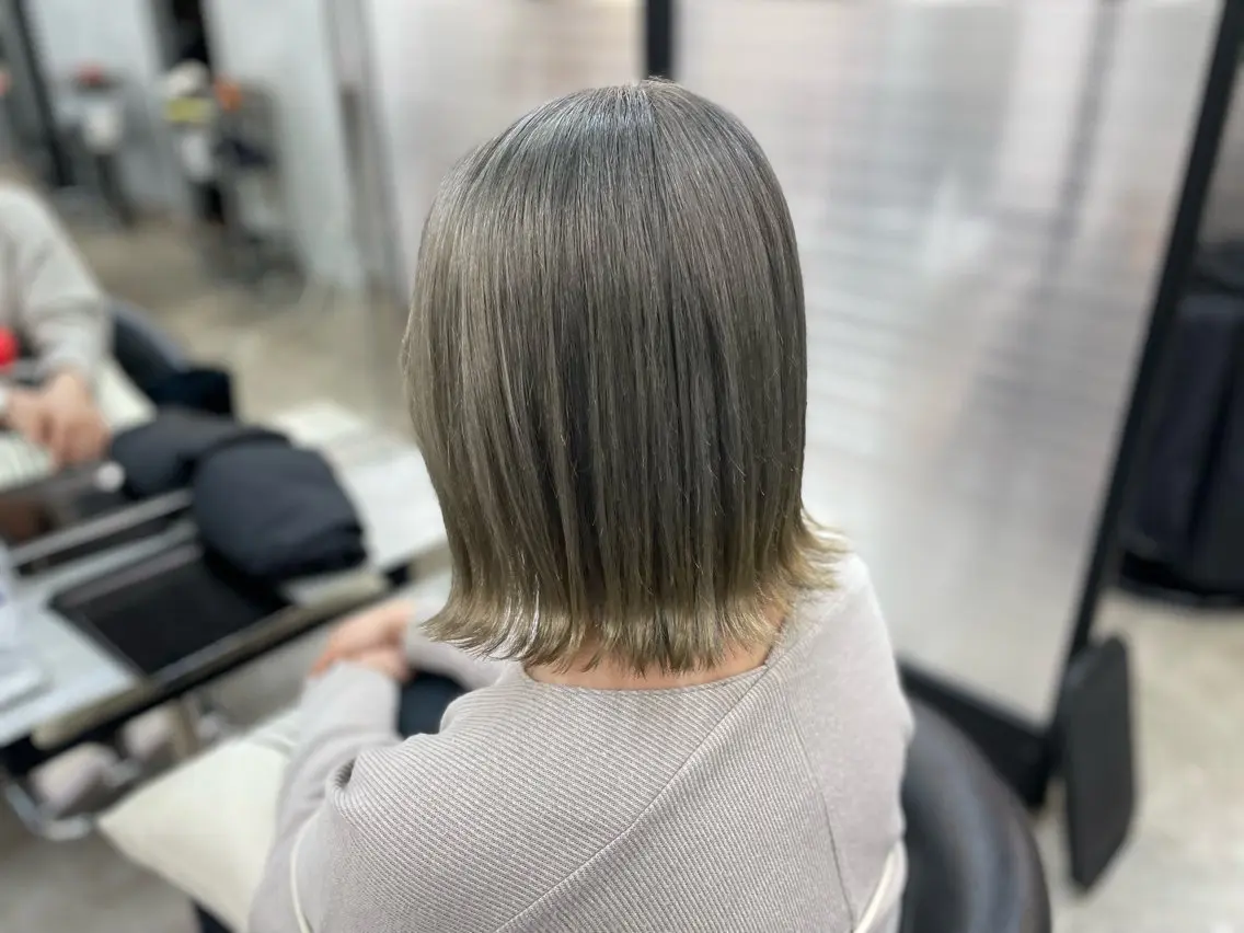 ミディアム カット ヘアカラー トリートメント メンズ指名多数 ✂︎松本明日翔のヘアスタイル