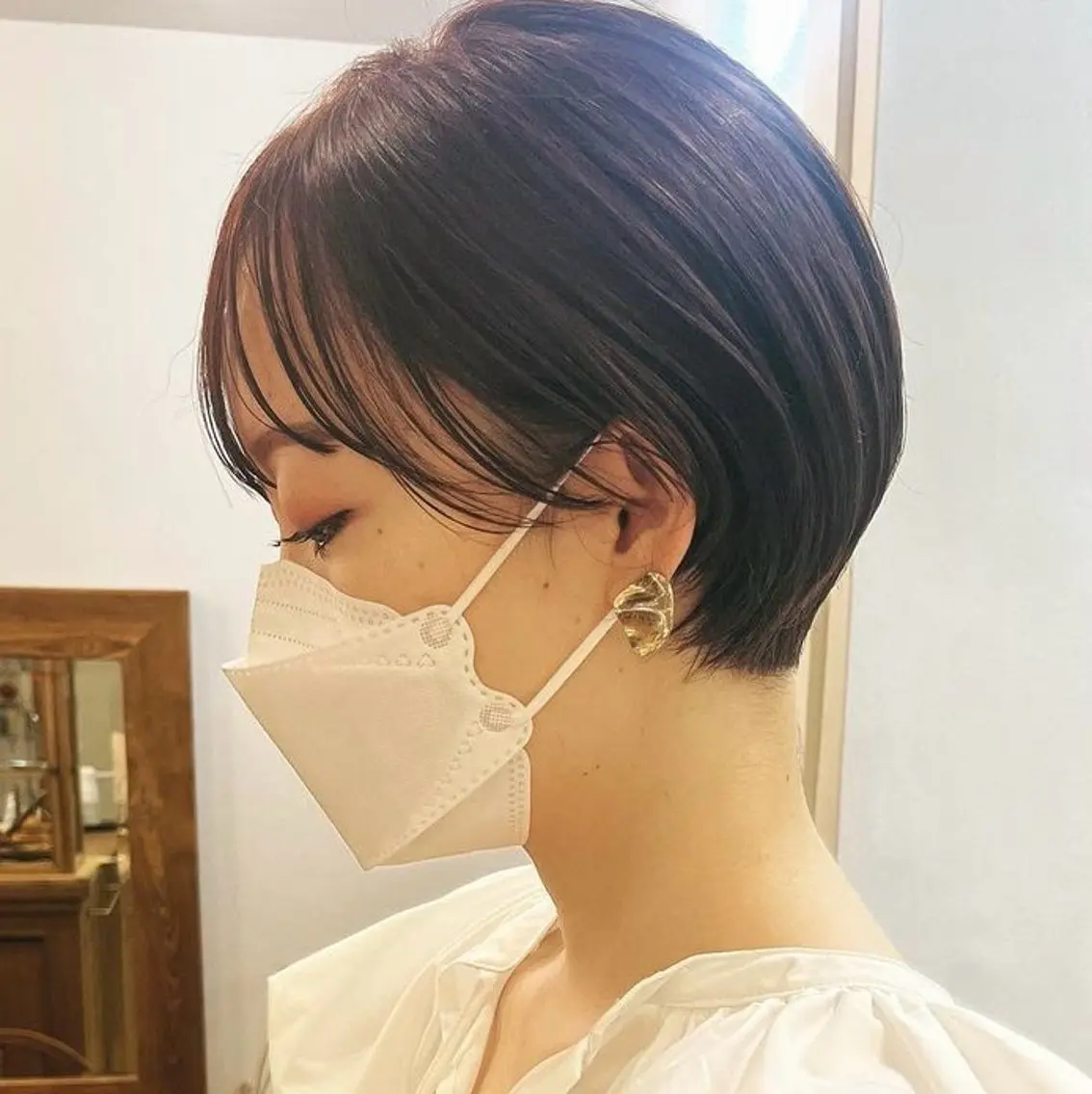 ショート ハンサムショート 丸みショート ショートヘア 🌿ボブ パーマ高橋啓太🌿のヘアスタイル