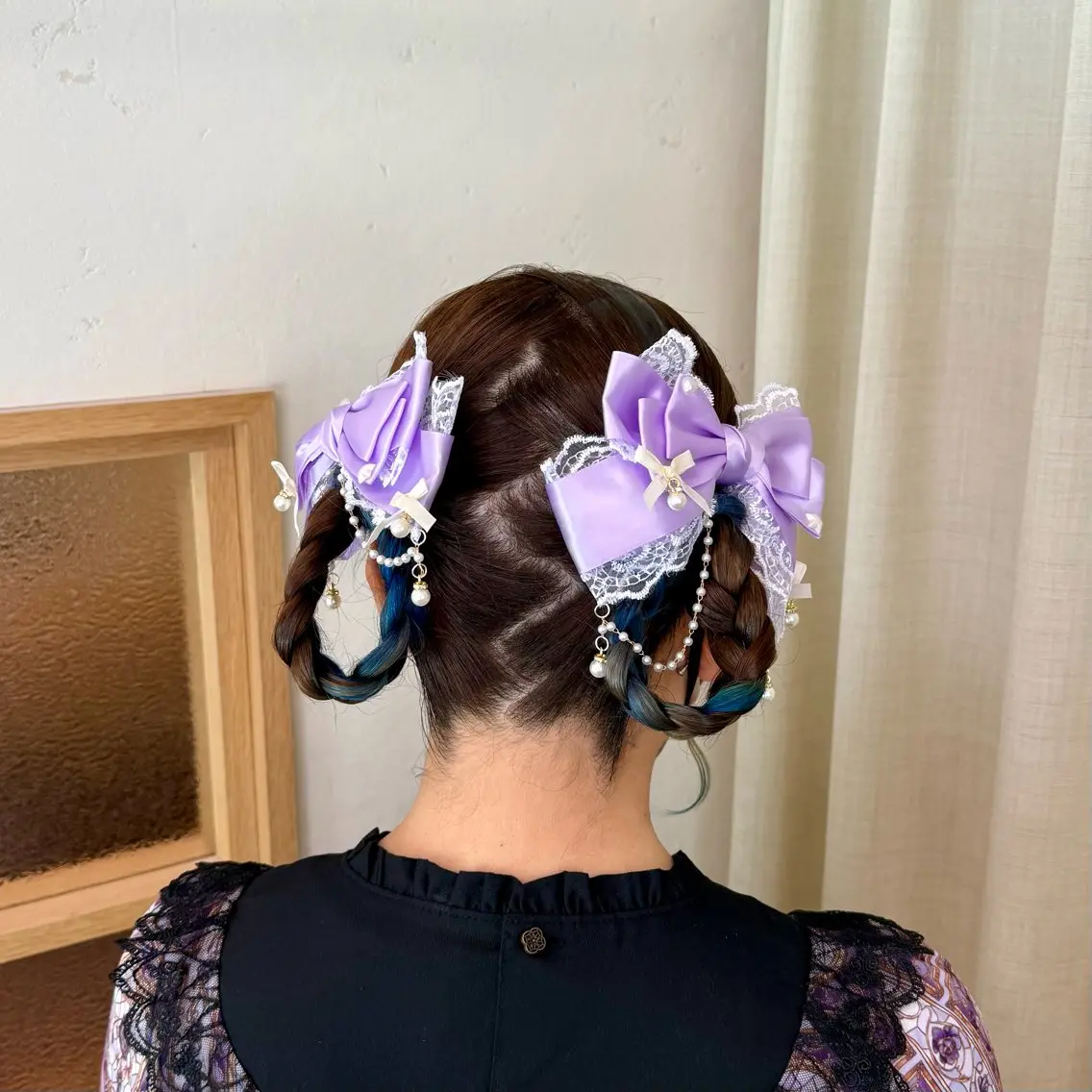 ロング ヘアアレンジ 成人式 ハーフアップ デート 卒業式のヘアスタイル 褒められヘアメイク /ボブ女子🐶みおのヘアスタイル
