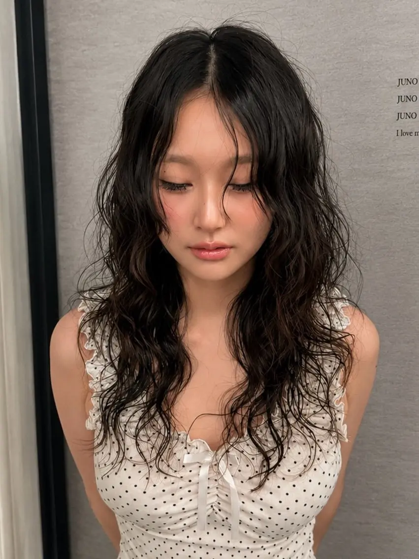 パーマ 本場韓国ヘア特化 아이비/Aibiのヘアスタイル