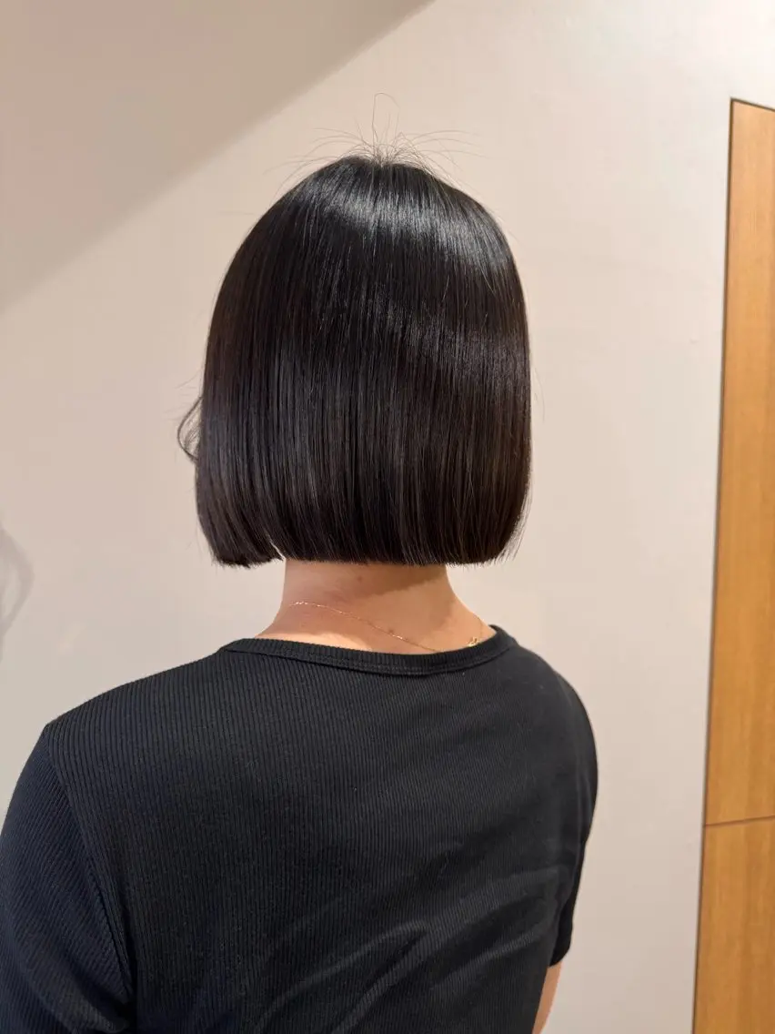 ショート 切りっぱなしボブ ボブ 《PARAGO緑橋》 内田美結のヘアスタイル